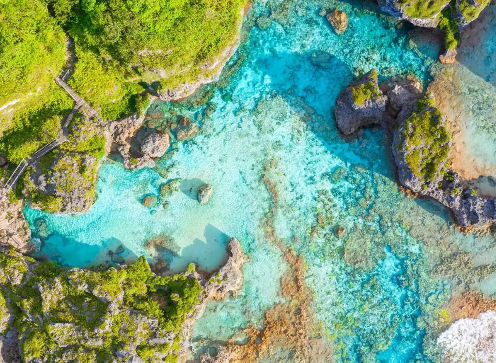 Aerial view of our coastline